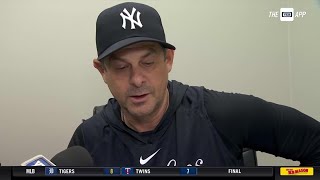 Aaron Boone describes urgency for Yankees after 2-7 road trip