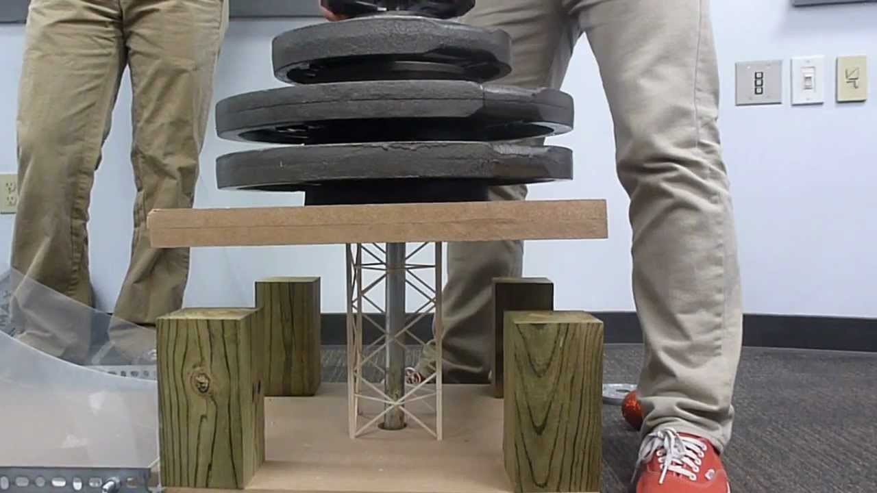 Balsa Wood Tower Fall 2012 - YouTube