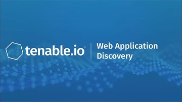 Web Application Discovery in Tenable.io