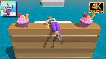 Fat 2 Fit / Body Run 4K - Gameplay All Levels Mobile Game Walkthrough iOS,Android Update New Level