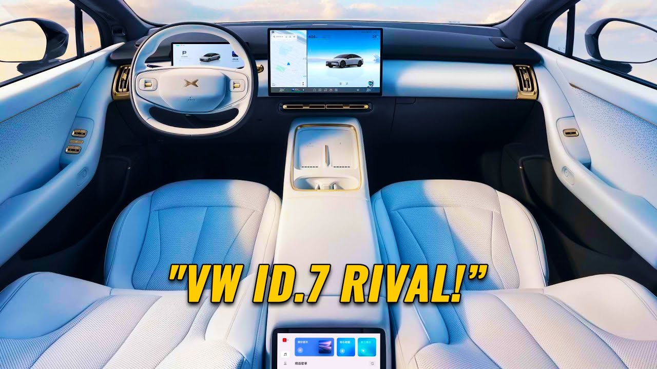New 2026 Xpeng P7+ First Look – Full Interior & Features | VW ID.7 rival!