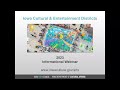 Iowa cultural  entertainment districts 2023 informational webinar