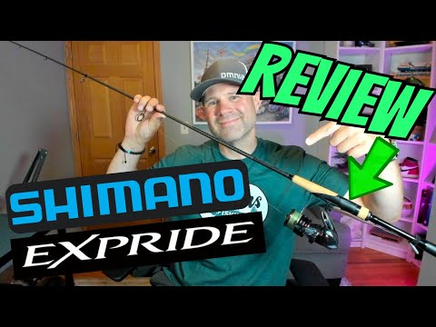 Shimano Expride B SPINNING ROD REVIEW!! Is this THE drop shot rod?? 