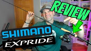 Shimano Expride B SPINNING ROD REVIEW!! Is this THE drop shot rod??