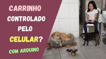 Carrinho controlado por bluetooth com arduino