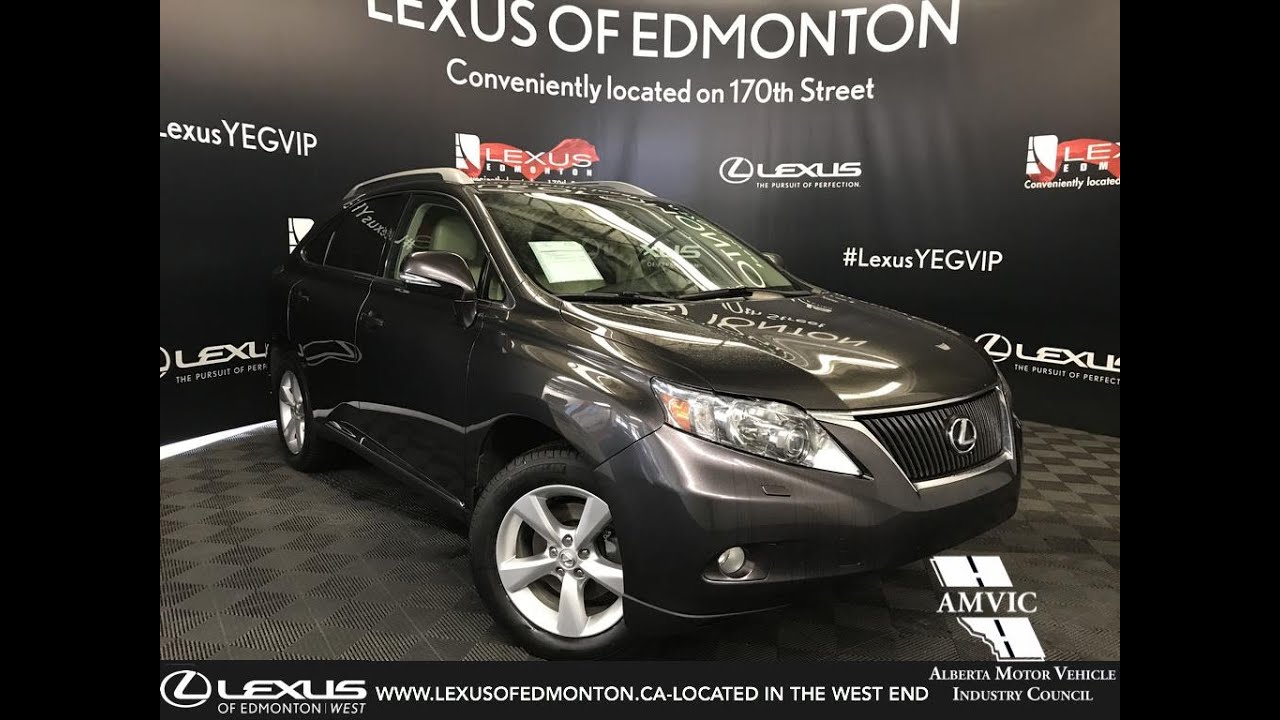 Used Brown 2010 Lexus RX 350 Premium Package 2 Review Gibbons, Alberta YouTube