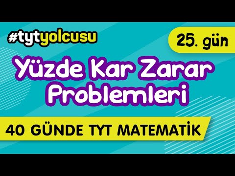 YÜZDE - KAR - ZARAR  PROBLEMLERİ (25/40) |  TYT Uçuş Kampı  #2022yolcusu  |  ŞENOL HOCA