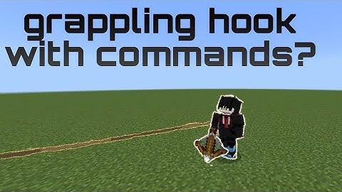 How to make grappling hook with commands no mods and no clickbait