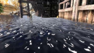 Skyrim underwater NPC bug
