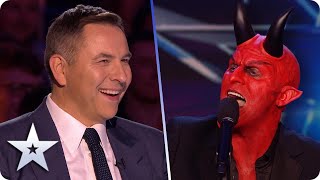 A HELL of a performance! DEVILISHLY talented Dev wants to break free! | Auditions | BGT 2020