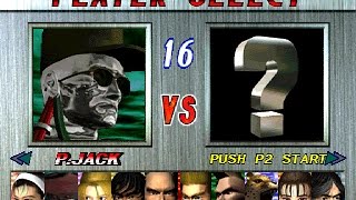Tekken 2 Prototype Jack arcade playthrough