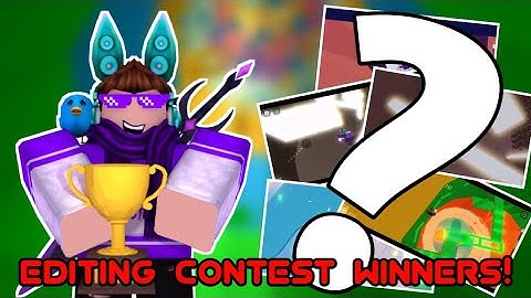 Winners of my Editing Contest! | Tower Of Hell Roblox