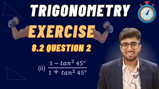 Trigonometry Exercise 8.2 Question 2 Part 2 | Class 10 Mathematics | CBSE | In detailed explanation