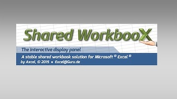 Shared WorkbooX - An interactive display panel and a rather stable solution for shared workbooks