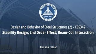Stability Design; 2nd Order Effect; Beam-Column Interaction
