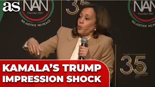 Kamala Harris Shocks Everyone With Bizarre Trump Impression