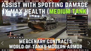 Assist With Spotting Damage At Least 1X Your Max Health | Medium Tank | World of Tanks Modern Armor