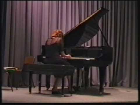 Australian pianist, Elizabeth Young, performing Me...