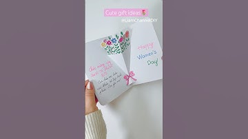 Làm thiệp 8/3 tặng mẹ / Liam Channel#women’sdaygift #diy #liamchannel #trending