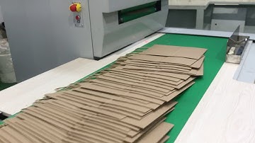 FULLY AUTOMATIC RZFD-450BT SQUARE BOTTOM PAPER BAG MACHINE WITH HANDLE LOOP INLINE