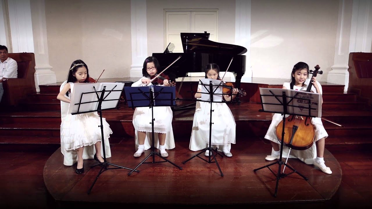 WOLFGANG JUNIOR QUARTET 9 years old YouTube