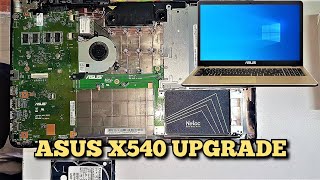 Asus x540 Laptop SSD Upgrade and Cleaning