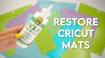 HOW TO CLEAN YOUR CRICUT MATS + RESTORING STICKINESS HACK! | DIYholic