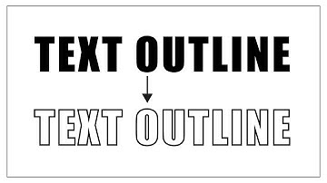 How to text outline in adobe illustrator cc