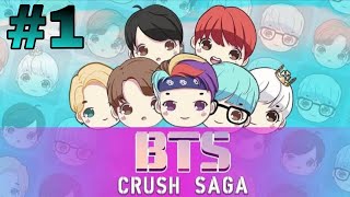 Jogo BTS Crush Saga - Gameplay #1 screenshot 3