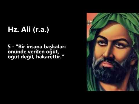 Hz  Ali r a    Tarihe Damga Vuran 15 Sözü