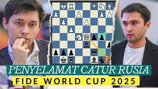 LANGKAH BRILIAN ESIPENKO MENUJU TURNAMEN KANDIDAT 🔥 FIDE WORLD CUP 2025