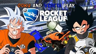 Goku And Vegeta Play Rocket League