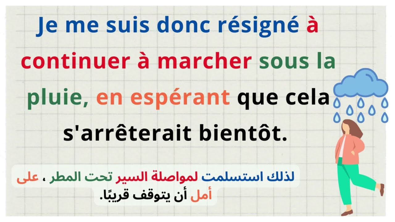 تعلم اللغة الفرنسية عن طريق القصص القصيرة.  français facile🇫🇷