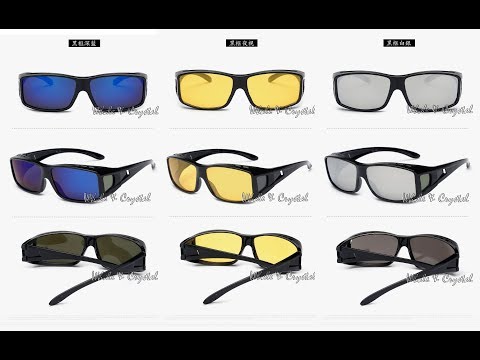 【鯨魚水晶】現貨/日夜兩用偏光夜視+太陽眼鏡套鏡/防眩光抗UV400紫外線/夜晚下雨天行車安全視線清晰/運動開車騎車適用