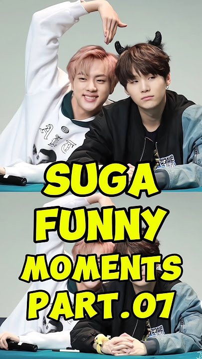 'BTS Suga Hilarious Moments That Will Make You Laugh Nonstop'