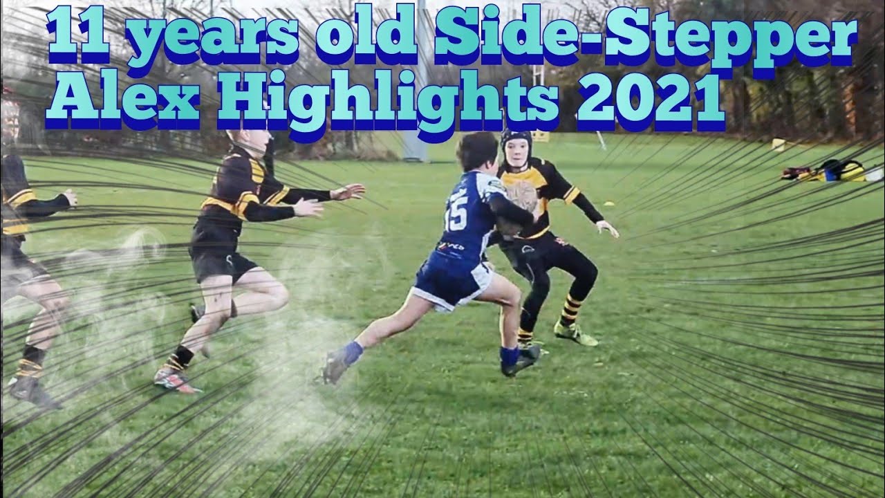 11 year old rugby player Alex sidestep raw talent beastmode highlights part 1