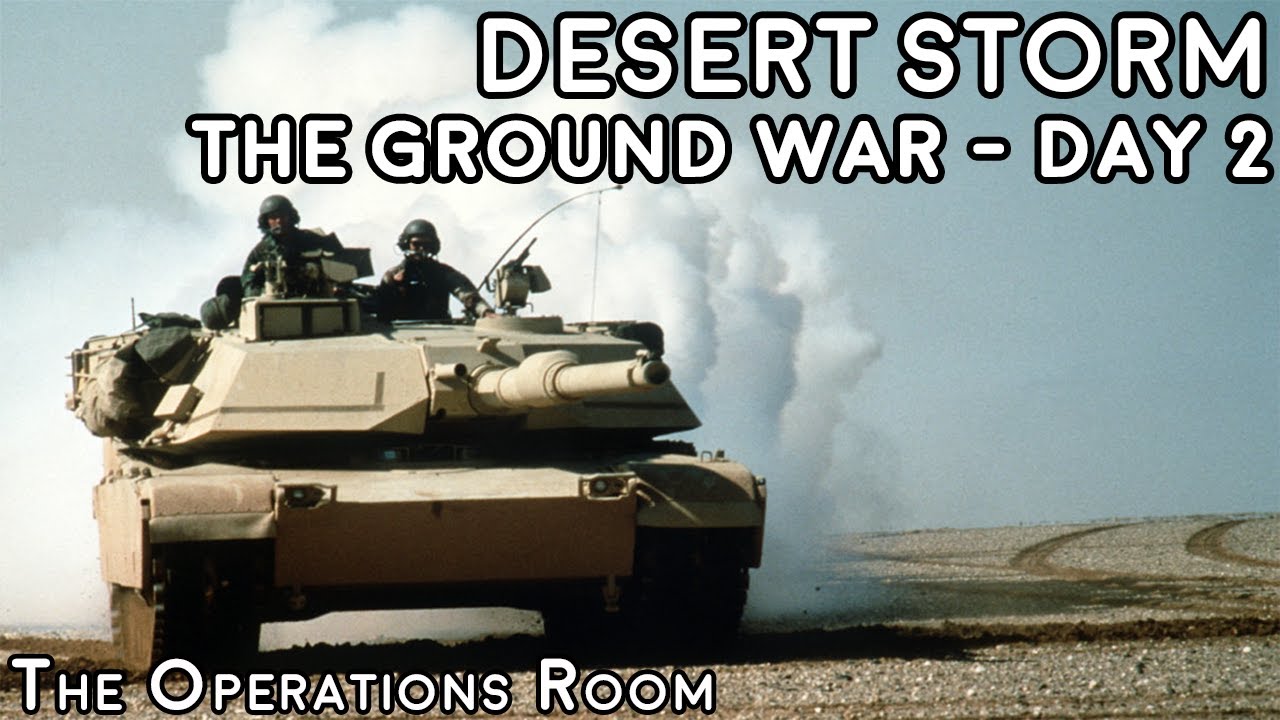 Desert Storm - The Ground War, Day 2 - Iraqi Counterattack - Animated, on YouTube