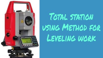 How to used Total station in Leveling work. Total station tutorial.