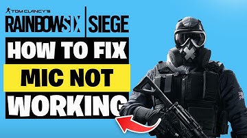 How To Fix Mic Not Working in Rainbow Six Siege-NEW 2025🎮🔥