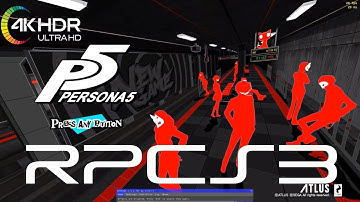 4K HDR ReShade | Persona 5 | RPCS3 | OpenGL | 0.0.5-7253 | Realistic ReShade Preset