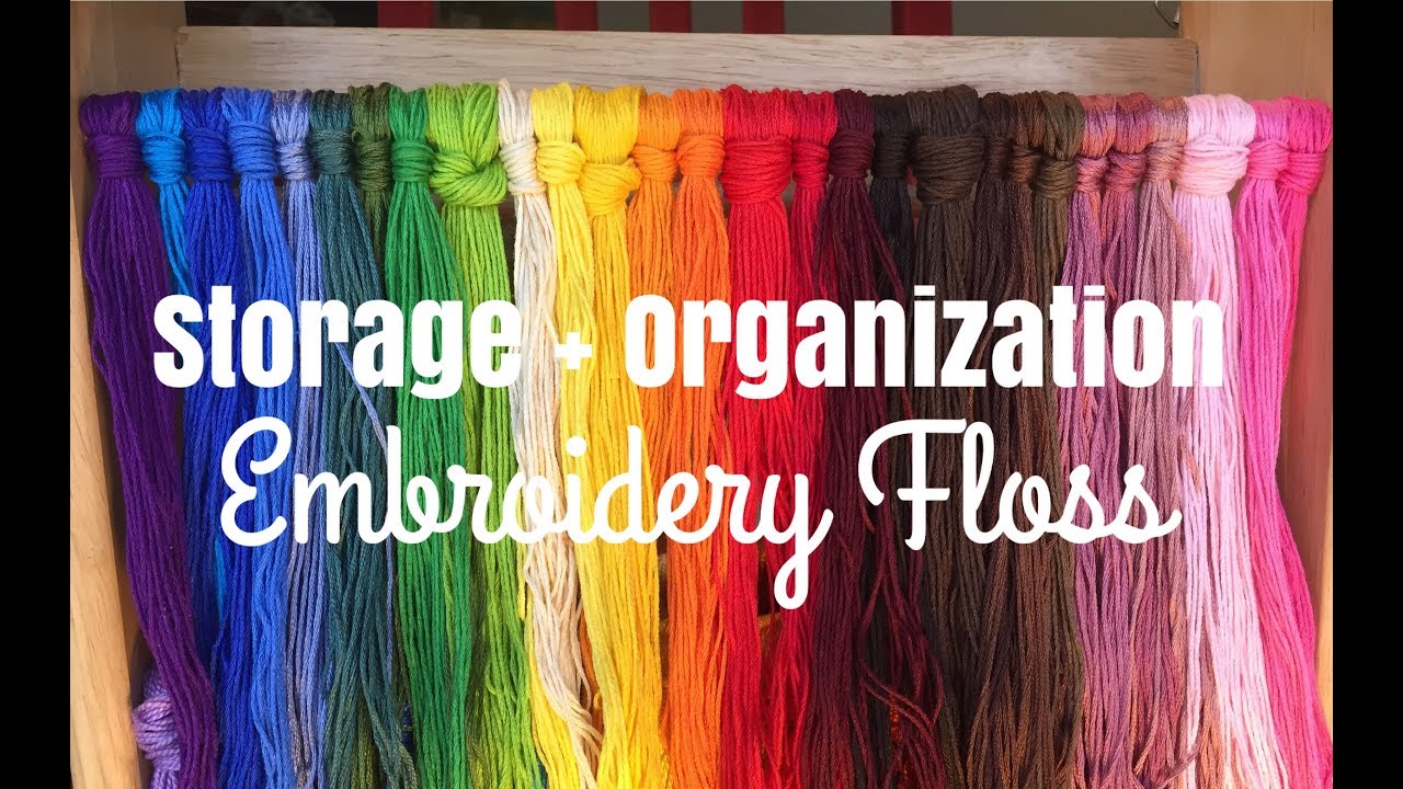 Organizing Your Embroidery Floss, Two Easy Ways - A Pretty Fix