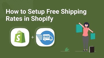 How to Setup Free Shipping Rates in Shopify