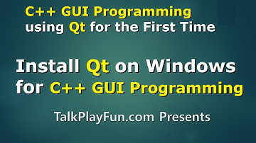 Qt#00 - Install Qt on Windows for the first time (C++ GUI Programming)