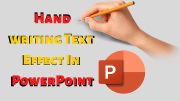 Handwriting text effect in PowerPoint 2016 - Easy Ways To Create A Handwriting Effect In PowerPoint