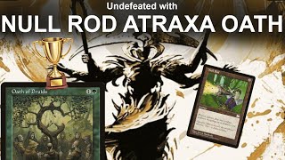 THE NULL OATH! Vintage Atraxa Oath of Druids Combo with Null Rod. Show and Tell Flash MTG 50 Trophy