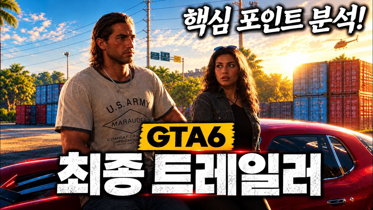최종 공개! GTA6 출시 트레일러 - 핵심 포인트 분석 [유출 사태 종료]