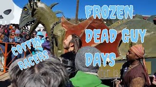 Coffin racer parade @ Frozen dead guy days 2019