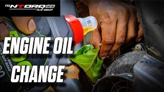 TVS Ntorq 125 Engine Oil Change in just 3 minutes