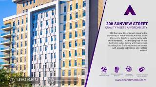Accommod8u: 208 Sunview Street.  Waterloo, Ontario.