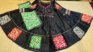 Cotton lehenga|plain cotton chaniya|Navratri lehenga|Navratri chaniyacholi #lehenga #chaniyacholi screenshot 4